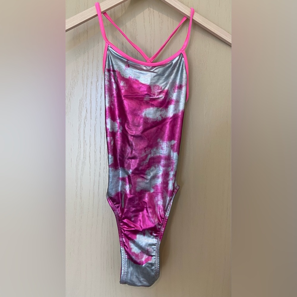 Metallic fun swim suit. For training - I used to wear it as a drag suit.